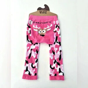 Lazy One Deeriaire Pink Camo‎ Baby Deer Bum Baby Leggings Size 18-24 Month, NWT